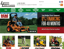 Tablet Screenshot of longviewlawn.com